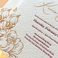 Tarjetas de Visita de Lujo Personalizadas con Papel Dorado, Invitaciones de Boda con Relieve, Logotipo Personalizado, Graduación, Despedida de Soltera