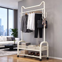 Séchoir à linge extérieur portable, moderne, robuste, à double niveau, en acier au carbone extra épais, détachable, peu encombrant et écologique