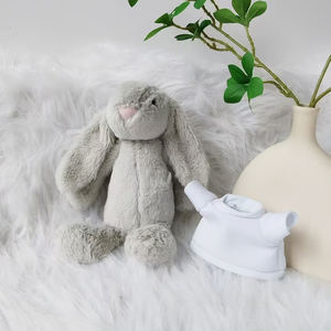 Оптовая продажа, милый плюшевый кролик, логотип на заказ, пасхальные украшения для вечеринки, сублимационная печать, для DIY, кролик, хлопок, снятие стресса - Product Image 3