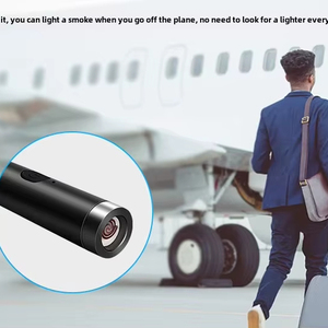 ไฟแช็ค USB Type C แบบใหม่ ขนาดเล็ก ทำจากพลาสติก พร้อมที่เขี่ยบุหรี่ในรถยนต์ เชื่อมต่อโทรศัพท์มือถือ ใช้แบตเตอรี่ ไม่ต้องเสียบปลั๊ก  OEM อุปกรณ์เสริมสำหรับการสูบบุหรี่ - Product Image 6