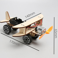 Modèle d'avion électrique à planeur en bois T-M218 Albatros, artisanat scientifique et technologique, matériel expérimental, jouet DIY