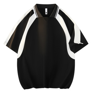 เสื้อโปโลผู้ชาย TC3188 รุ่นซัมเมอร์ แคชชวล ทรงหลวม แขนสั้น ดีไซน์ทันสมัย - Product Image 1