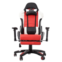 Vente en gros de chaises de bureau en cuir de course chaises de jeu modernes pivotantes d'ordinateur de haute qualité chaises de jeu de course avec accoudoir 2D