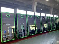 Cabina de Fotos con Espejo Mágico de 65 Pulgadas con Pantalla Táctil de 32/43 Pulgadas y Estuche de Transporte, Máquina de Espejo Selfie Portátil para Fiestas y Eventos