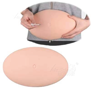 Kit de práctica de almohadilla de entrenamiento de inyección de barriga para enseñar Simulador de inyección para educación médica Abdomen diabéticos - Product Image 1