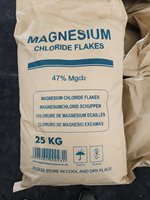 Poudre industrielle de flocon de chlorure de magnésium d'agent extincteur de catégorie comestible 46%