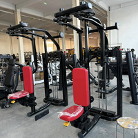 Appareil de musculation de haute qualité pour les pectoraux et les deltoïdes, avec clip de bras et perle de poitrine, pour exercices assis, incluant les pectorals droits et les deltoïdes arrière