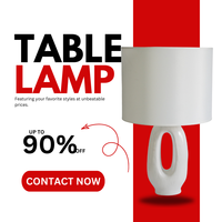 Lampe de bureau moderne en céramique avec abat-jour en tissu et interrupteur à bascule, lampe de chevet pour la maison et le bureau