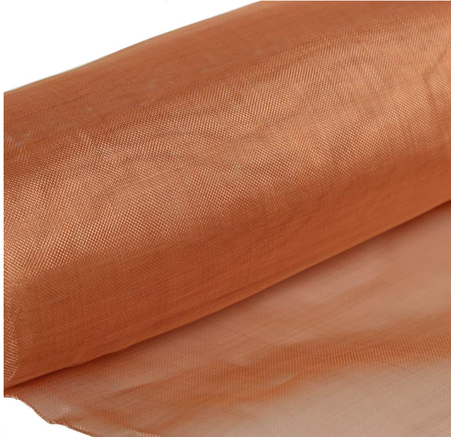 Pure Copper Wire Woven Faraday Fabric Cloth for WiFi Cell Bluetooth GPS Grounding Shielding 0.02MM