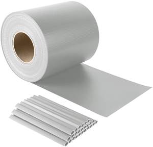 DIY Installation Facile Résistance aux UV 19cm * 35m Avec 20 Clips Ruban de Clôture Bande PVC Écran Clôture de Jardin pour Protection de Clôture de Jardin - Product Image 4