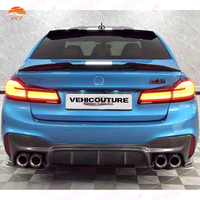 Vehicouture Gaya 3D Baru Serat Karbon Berkualitas Tinggi 100% Presisi Diffuser Belakang 5 Series G30 M5 F90 Bumper Lip Splitter Spoiler