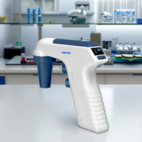 Pistolet contrôleur de pipette ergonomique activé par la lumière pour pipettes sérologiques en verre et en plastique Remplisseur de pipette Levo Plus