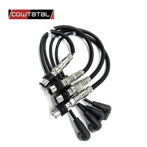 Kabel Busi Pengapian Suku Cadang Mesin Mobil 03F905409C Asli untuk Audi VW Fabia Skoda Seat