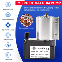 VN-C6 Mini-Membranpumpe 24V DC-Motor - Leichte Tragbare Vakuum-Luftpumpe für Labor OEM Günstiger Preis