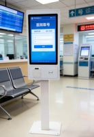 Kiosco de Autoservicio con Pantalla Táctil Capacitiva de 21.5 Pulgadas, Windows, Android 11, Escáner de Códigos QR, Lector de Tarjetas para Restaurante y Supermercado