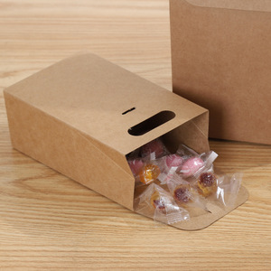 Caja de Regalo de Cartón con Asa y Ventana, Bolsa de Embalaje para Galletas, Chocolate, Dulces y Alimentos - Product Image 6