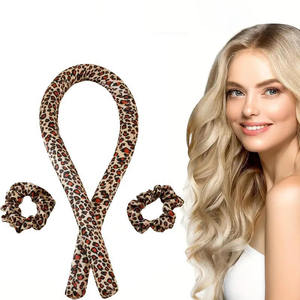 Bigoudi sans chaleur en mousse pour boucles de nuit, rouleau à cheveux pour ondulations décontractées avec bandeau, outil de coiffure populaire - Product Image 2