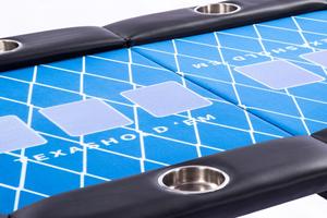 Bán Sỉ 8 Máy Nghe Nhạc Xách Tay Có Thể Gập Lại Texas Thẻ Trò Chơi Hold'em Độn Gấp Poker Bảng Với Chủ Sở Hữu Cốc Cho Doanh Số Bán Hàng - Product Image 4