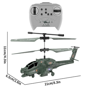 Nouvel Avion Télécommandé 2.5 Canaux avec Éclairage, Jouet d'Avion RC <span class=keywords><strong>Pas</strong></span> <span class=keywords><strong>Cher</strong></span> pour Enfants, Drone Télécommandé Apache, Avion RC - Product Image 2