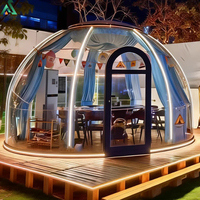 Casa Burbuja con Techo Transparente, Domo Geodésico, Tienda de Glamping, Cápsula para Observación de Estrellas, para Estancias Inolvidables, Escapadas Románticas y Eventos