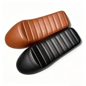 Selle de vélo électrique Angbow Retro Cafe Racer en cuir PVC et mousse PU, confortable, universelle, coussin de remplacement pour vélo électrique, OEM - Product Image 1