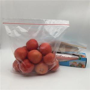 Sustom LDPE Transparent Single Double Chain Zipper Color Transparent <b>Zip</b> Freezer <b>Bags</b> For Food - Product Image 1