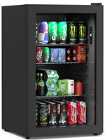 Mini-réfrigérateur vertical électrique en acier inoxydable pour usage domestique et hôtelier, avec contrôle de température double zone, pour le stockage du vin, des fruits et du thé