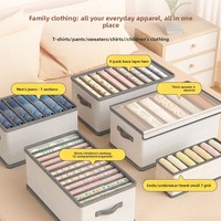 Boîte de rangement pliable carrée moderne en aluminium et tissu non tissé PP, durable, pour vêtements de chambre, grande capacité 10-20L