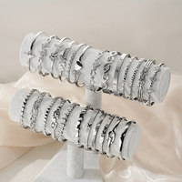 Bracelet manchette tendance pour femme en acier inoxydable plaqué or 24 carats, sans nickel, sans plomb, de haute qualité, bijoux de mode