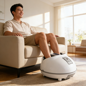 Máquina Masajeadora de Pies Eléctrica con Rodillos, Técnicas de Acupresión y Shiatsu, Vapor y Calor, con Soporte Técnico en Línea - Product Image 3