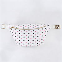 Sac banane en nylon grande taille pour filles, avec motif imprimé personnalisé, poche intérieure zippée, sac de poitrine, sac de ceinture, sac de taille, sac banane de voyage