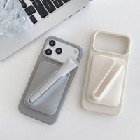 Étui de téléphone antichoc en silicone liquide de luxe avec support magnétique puissant pour gloss, compatible iPhone 18 17 16 15 14 13 12 Pro Max