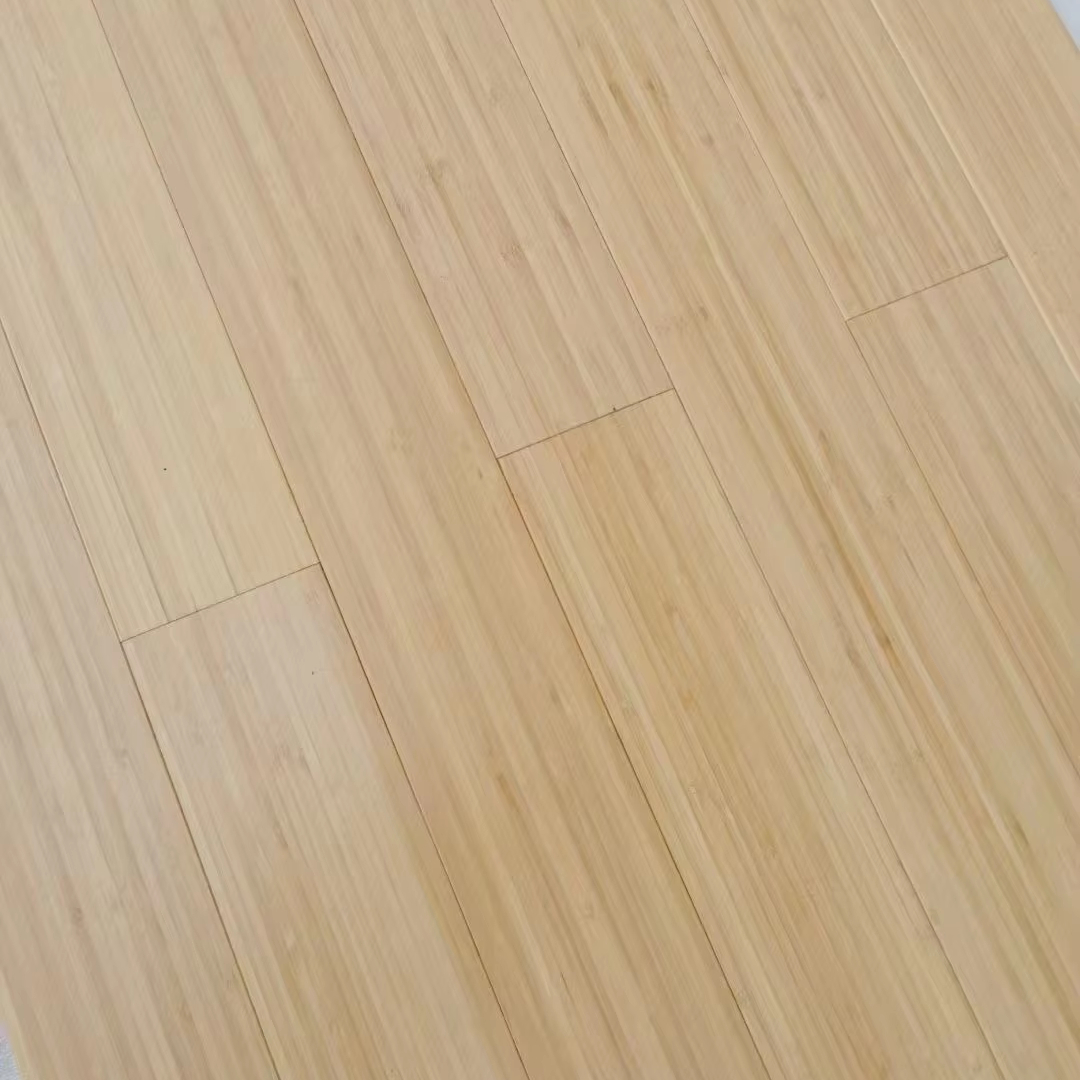 Simple Strand Woven Bamboo Flooring Easy to Care Soft Tones Dense and Solid Bamboo Flooring Indoor