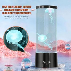 Hot Sale Jellyfish Projection LED Warm White Color Changing Switch Control High Brightness Eye Decoration Night Living Room - Product Image 3