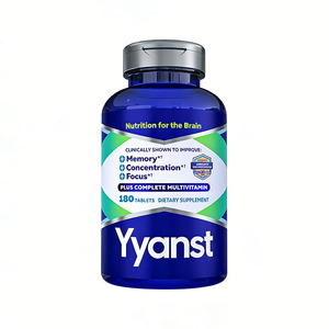 Comprimés multivitaminés de haute qualité à marque privée favorisant la mémoire, la concentration et la concentration d'attention, fournissant des nutriments pour le cerveau. - Product Image 1