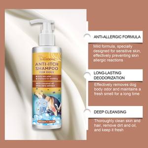 Shampooing biologique <span class=keywords><strong>pour</strong></span> chiens, <span class=keywords><strong>anti</strong></span>-démangeaisons, soulagement de la peau sèche, lavage <span class=keywords><strong>pour</strong></span> animaux de compagnie, shampooing hypoallergénique doux et non irritant sans sulfates - Product Image 4