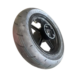 12-Zoll Supermoto Vorder- und Hinterrad-Satz mit Zahnrädern und Ritzeln, 110/70-12, 120/70-12 Reifenmäntel, 120/70-12 Bereifung - Product Image 4