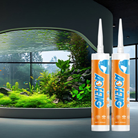 Scellant silicone Soudal GP acétique, étanche et anti-fongique pour aquarium, salle de bain, cuisine, travaux de construction