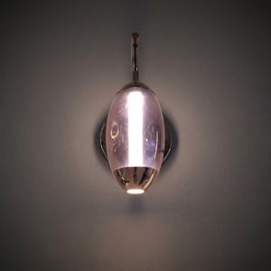 Modern <b>Wall</b> Lamp Metal Glass Dome Shade E27 LED Warm White <b>Light</b> 3000K <b>Switch</b> Control Indoor Living Room Lighting - Product Image 3