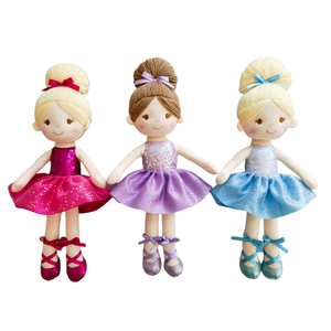 OEM/ODM su misura Mini moda peluche Ballerina <span class=keywords><strong>bambola</strong></span> farcito <span class=keywords><strong>principessa</strong></span> delle fate <span class=keywords><strong>bambola</strong></span> di balletto per le ragazze - Product Image 5