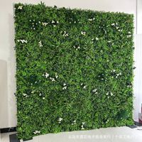 Murs végétaux artificiels en soie verte de 2,4 m – Décoration murale réaliste pour mariages, événements de Noël et arrière-plans de fêtes