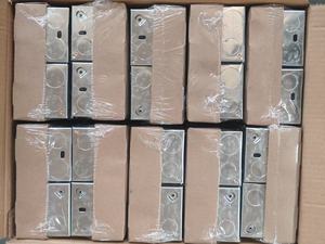 Caja <span class=keywords><strong>de</strong></span> conexiones <span class=keywords><strong>de</strong></span> fierro galvanizado 1 gang 3x3 pulgadas, 35mm profundidad, con salidas mixtas para interruptores - Product Image 6
