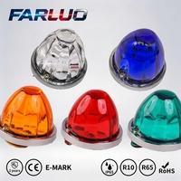 Feu de position latéral LED en forme de pastèque 12V, lampe de dégagement pour camion, rouge, ambre, vert, bleu, feu de délimitation LED pour remorque, camion, bus