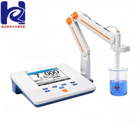 Medidor de pH de Sobremesa Multiparámetro con Pantalla LCD de 5.7 Pulgadas, Probador de Calidad del Agua para Laboratorio, Medidor de Acidez