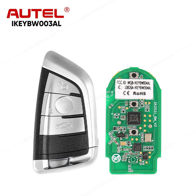 Autel IKEYBW003AL IKEY BW003AL 4 Buttons Key for BMW Used with Altra Car OBD2 Scanner Diagnostic Tools KM100 IM508 IM608S II