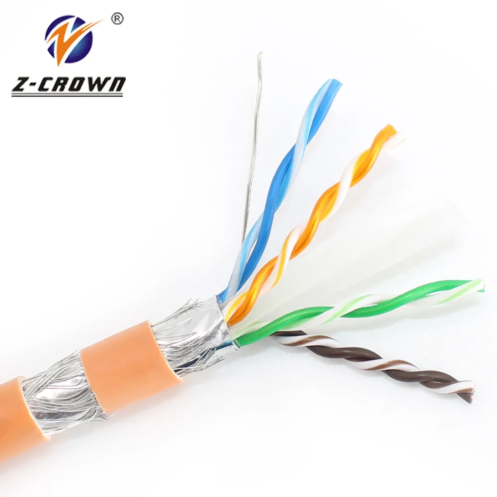 0.57mm utp cat5 cat5e lan and suppliers dual cat6 ftp gland plastic for network Outdoor Cable