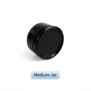 5ml 9ml Clear White Black Uv Glass square Cube Cream <b>Jar</b> Child Resistant Concentrate <b>Jar</b> With Childproof Lid - Product Image 4