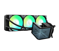 Offre Spéciale TRYX PANORAMA SE ARGB 360 Blanc et Noir Refroidisseur Liquide avec Écran Incurvé et Vidéo 3D pour Ordinateur de Jeu CPU