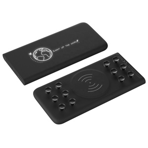 Tốt nhất người bán Sucker ngân hàng điện không dây bên ngoài pin sạc 5000mAh có thể sạc lại Li-Polymer di động với LED Light up Logo - Product Image 2