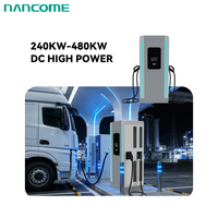 Station de recharge rapide pour véhicules électriques Nancom nouvelle génération 240KW-480KW DC de niveau 3, montée au sol